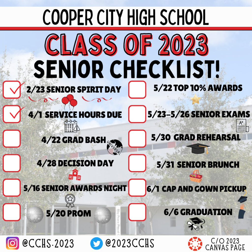  Senior Checklist